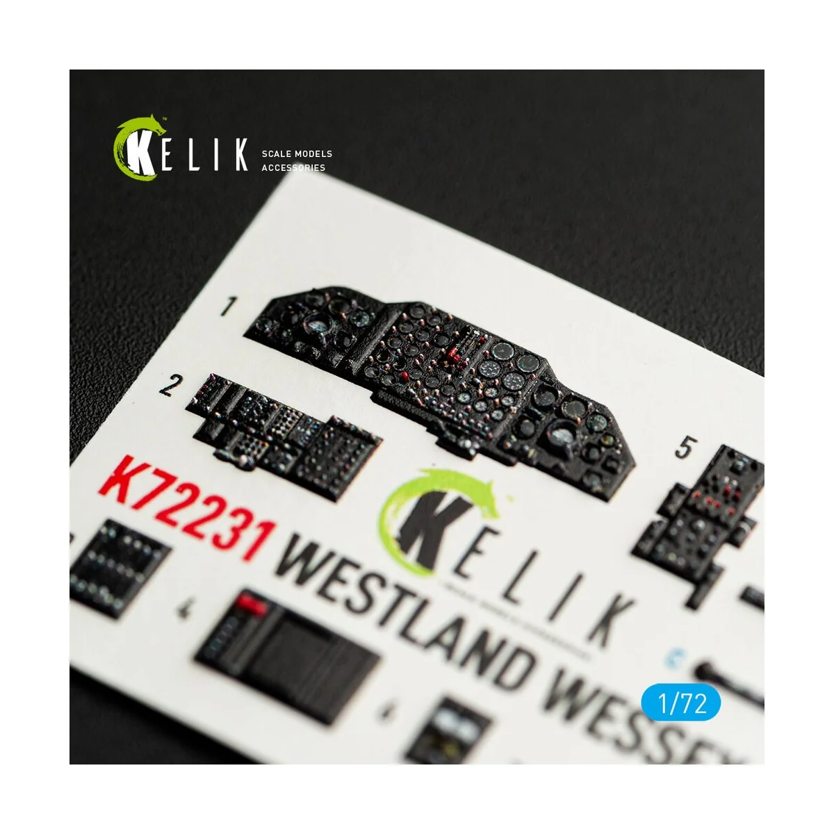 WESTLAND WESSEX HC.2 - interior 3D decals for AirFix kit, 1/72 - Ke...