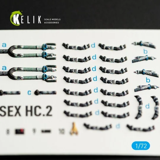 WESTLAND WESSEX HC.2 - interior 3D decals for AirFix kit, 1/72 - Ke...