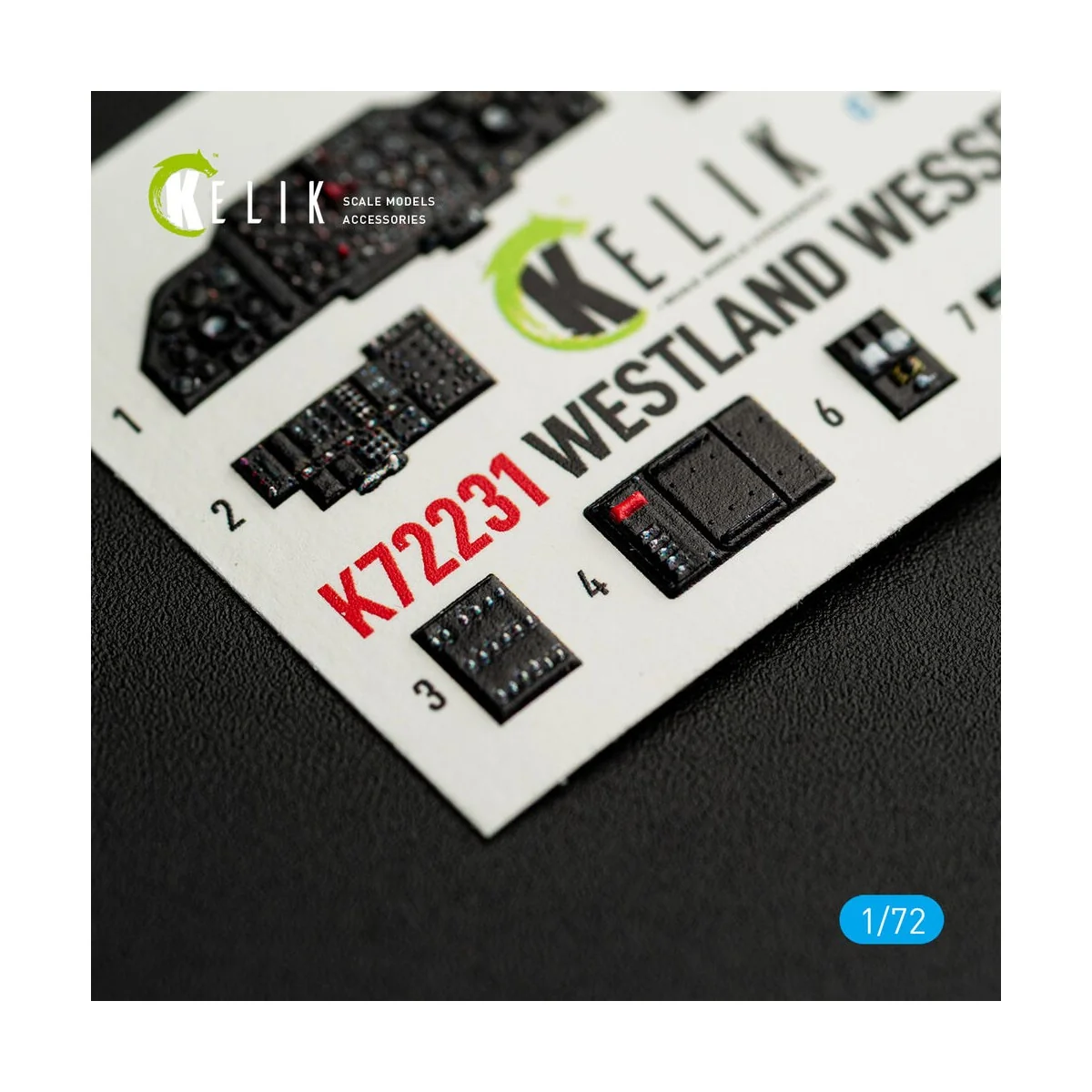 WESTLAND WESSEX HC.2 - interior 3D decals for AirFix kit, 1/72 - Ke...