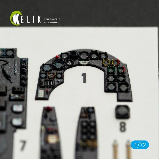 Ar-240 - interior 3D decals for Revell kit, 1/72 - Kelik K72230