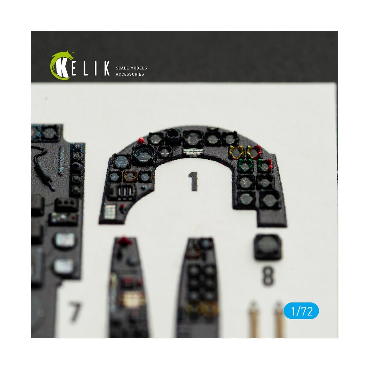 Ar-240 - interior 3D decals for Revell kit, 1/72 - Kelik K72230