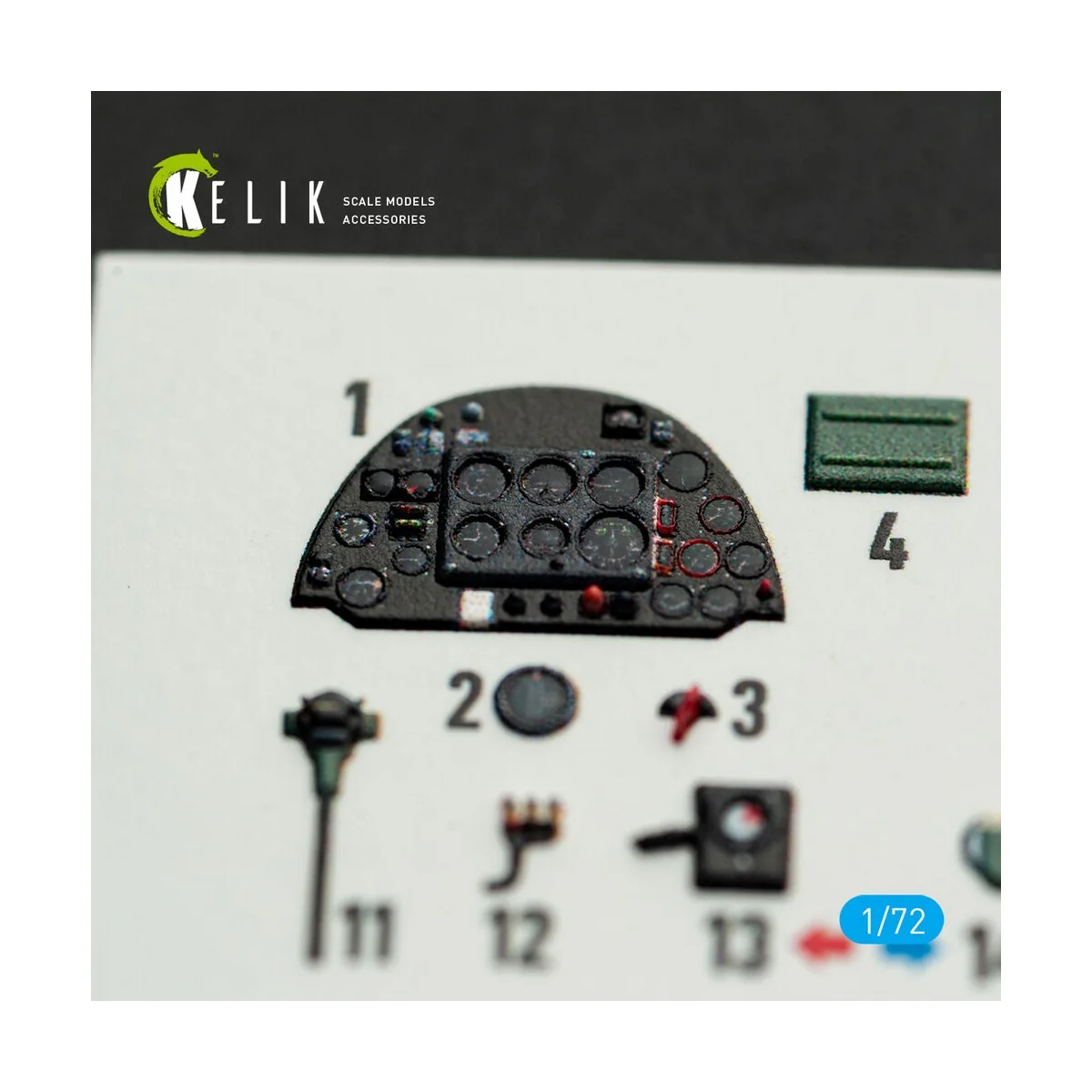 Spitfire PR A/B/E Types - interior 3D decals for IBG Models kit, 1/...