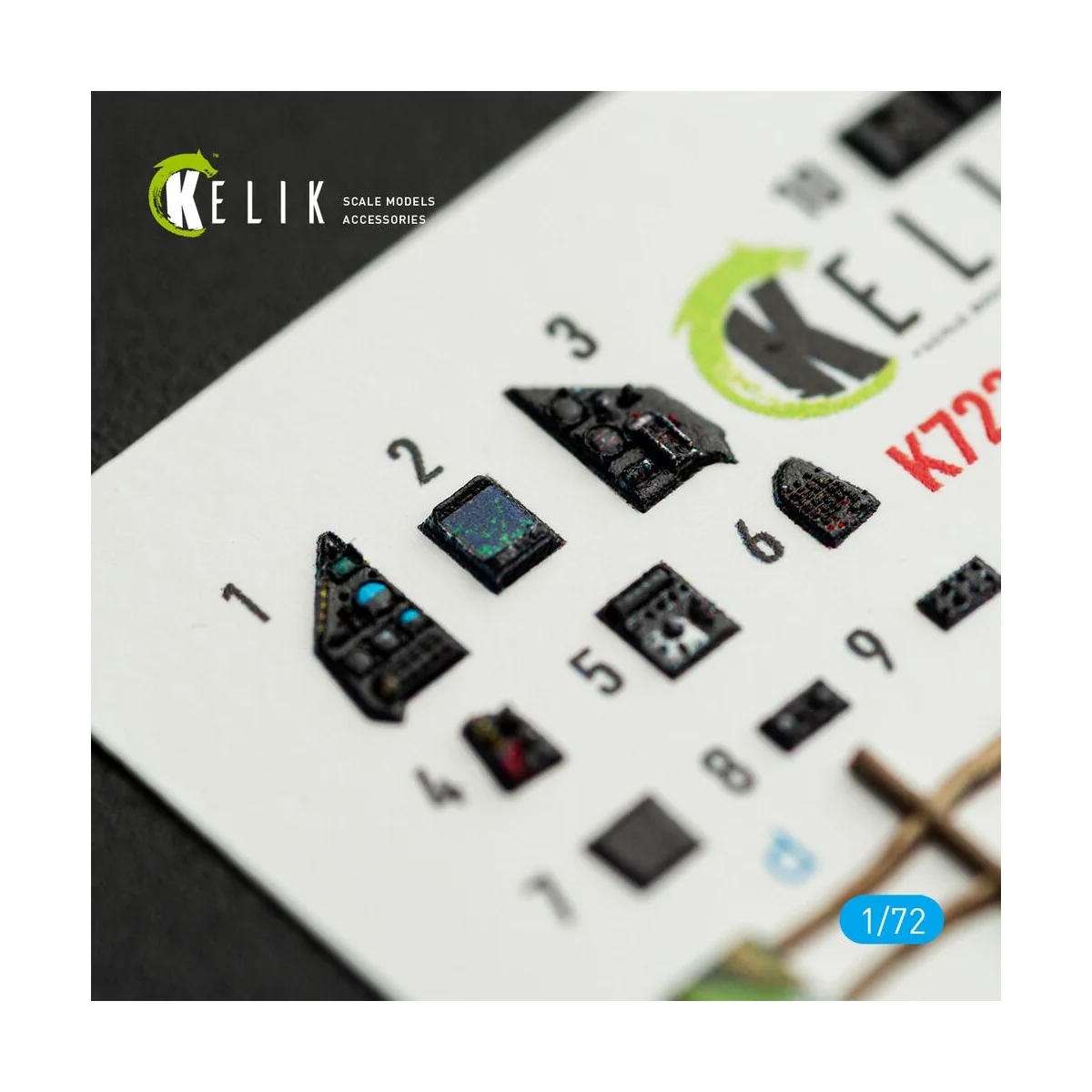 Mirage-2000C - interior 3D decals for DreamModel kit, 1/72 - Kelik ...