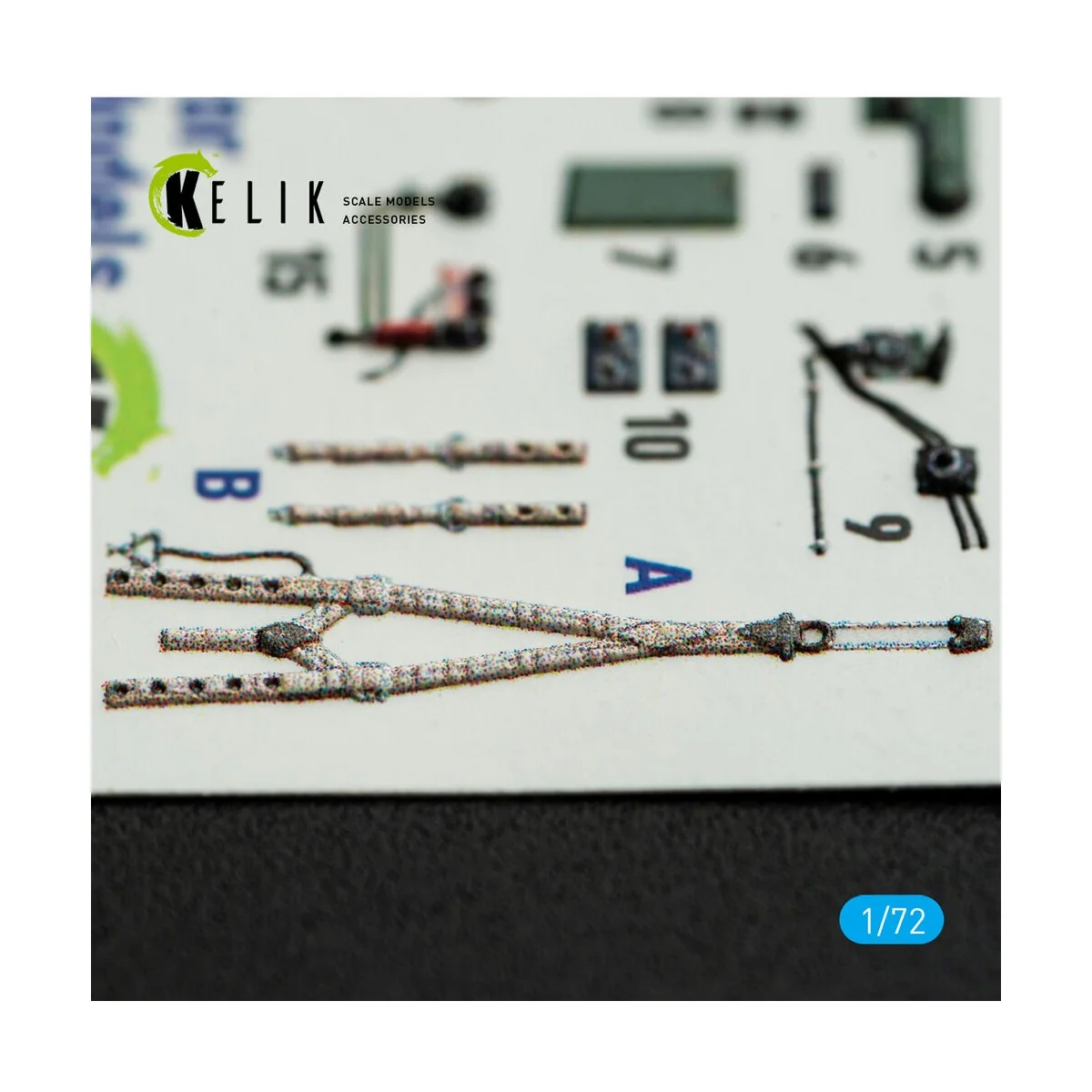 Spitfire PR A/B/E Types - interior 3D decals for IBG Models kit, 1/...