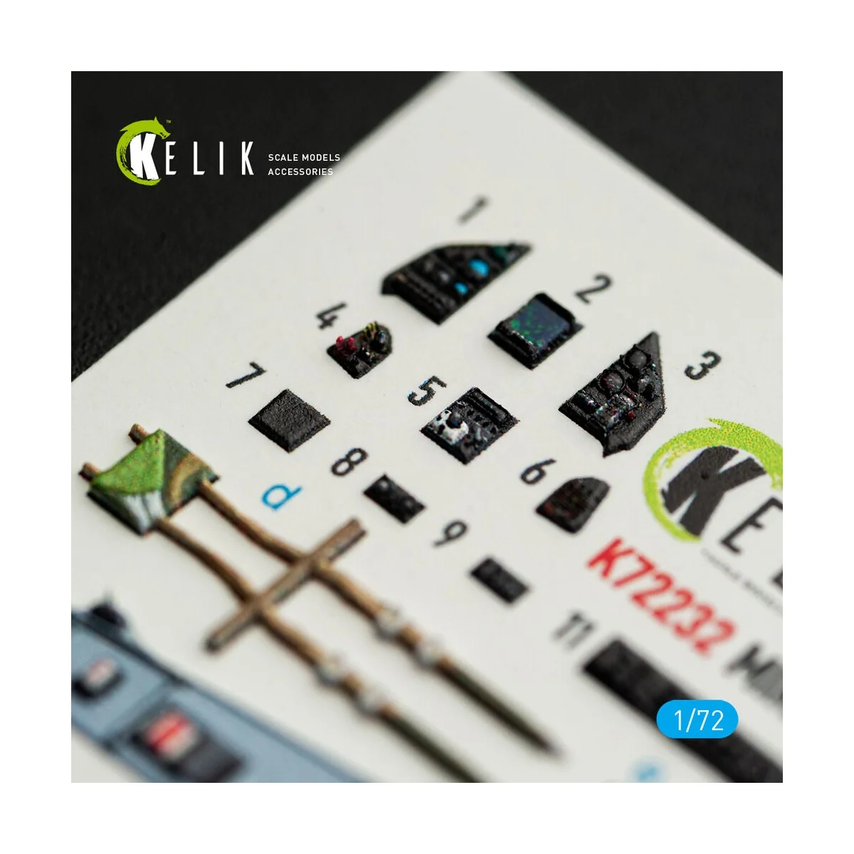 Mirage-2000C - interior 3D decals for DreamModel kit, 1/72 - Kelik ...