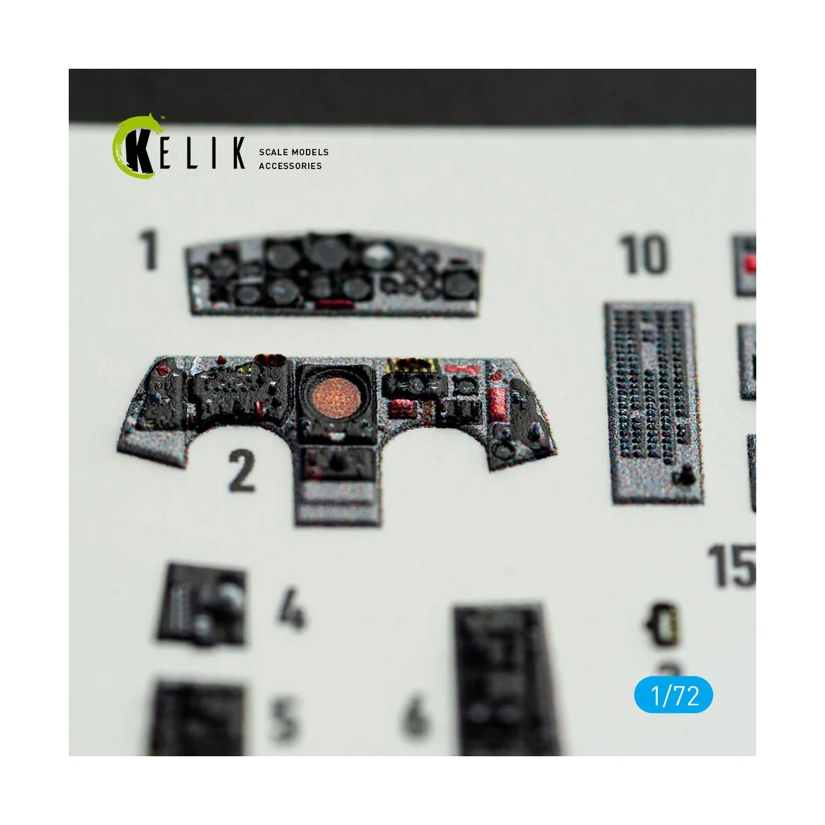 F-104J - interior 3D decals for Fine Molds kit, 1/72 - Kelik K72239