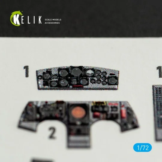 F-104J - interior 3D decals for Fine Molds kit, 1/72 - Kelik K72239
