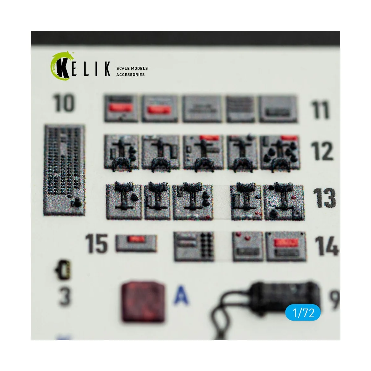 F-104J - interior 3D decals for Fine Molds kit, 1/72 - Kelik K72239
