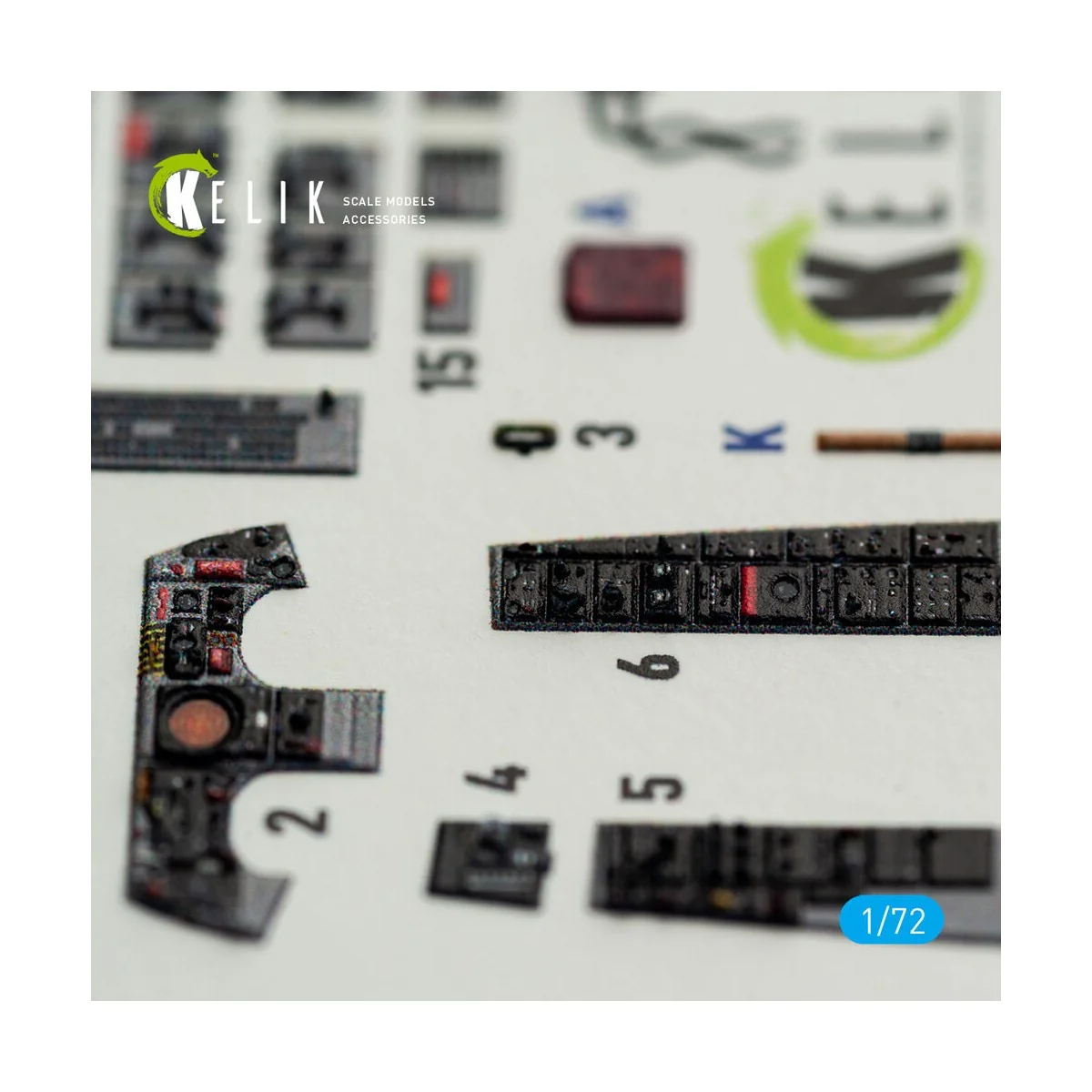 F-104J - interior 3D decals for Fine Molds kit, 1/72 - Kelik K72239