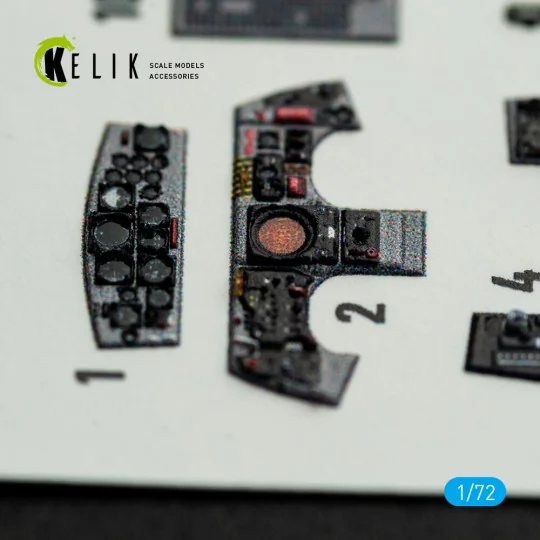 F-104J - interior 3D decals for Fine Molds kit, 1/72 - Kelik K72239