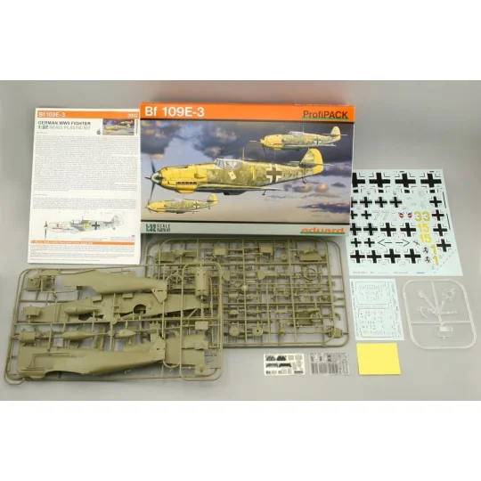 Bf 109E-3 Profipack, 1/32 - Eduard Plastic Kits 3002