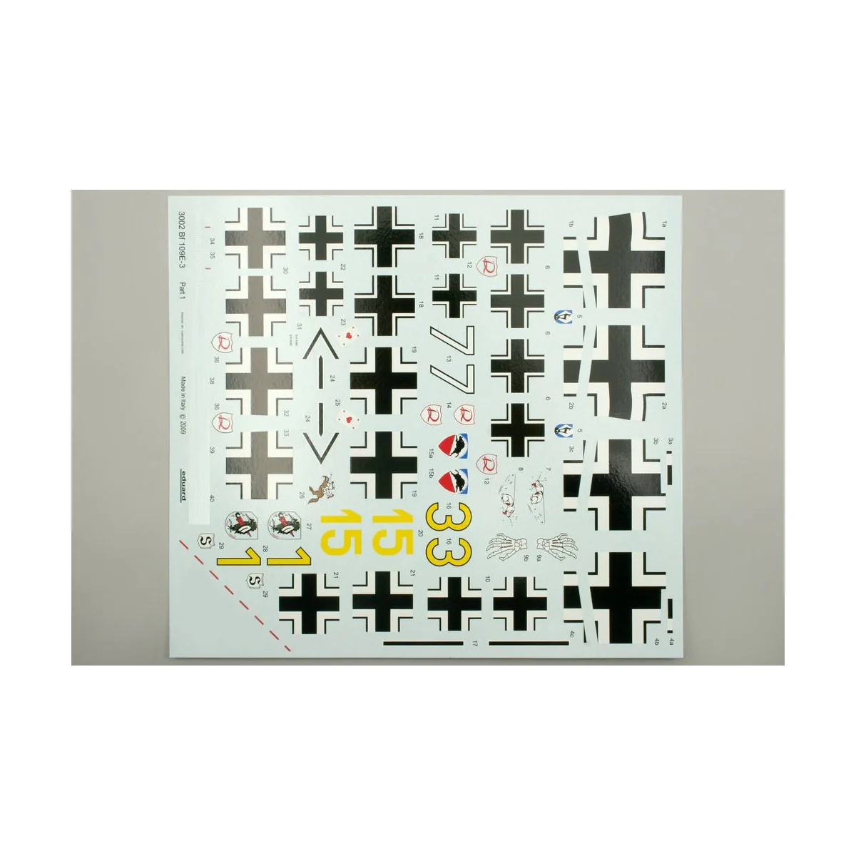 Bf 109E-3 Profipack - Eduard Plastic Kits 3002