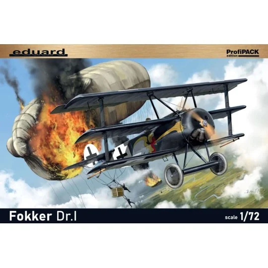 Fokker Dr.I Profipack - Eduard Plastic Kits 7039