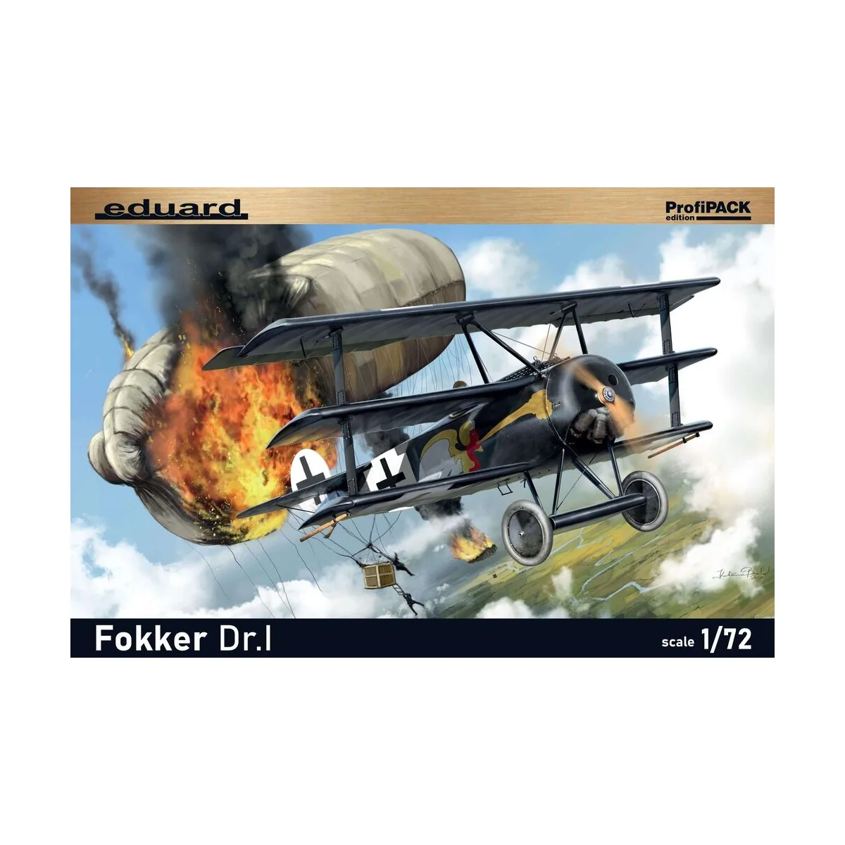 Fokker Dr.I Profipack - Eduard Plastic Kits 7039
