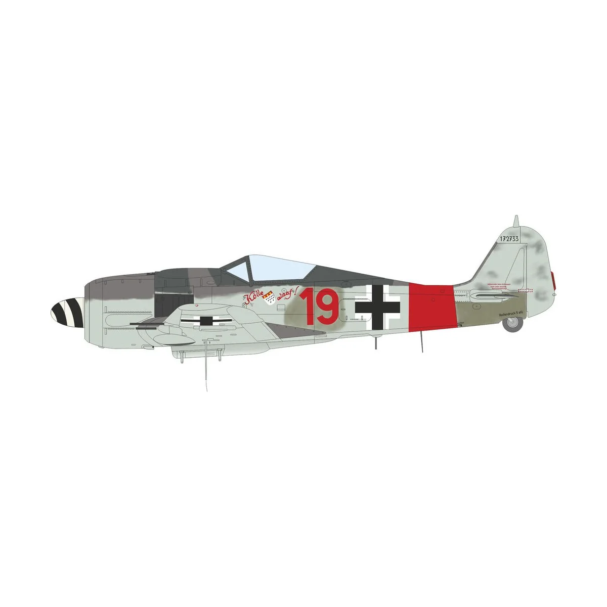 Fw 190A-8 standard wings 1/72 - Eduard Plastic Kits 7463