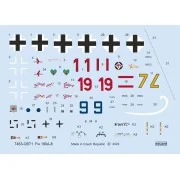 Fw 190A-8 standard wings, 1/72 - Eduard Plastic Kits 7463 Fw 190A-8 standard wings, 1/72 - Eduard Plastic Kits 7463