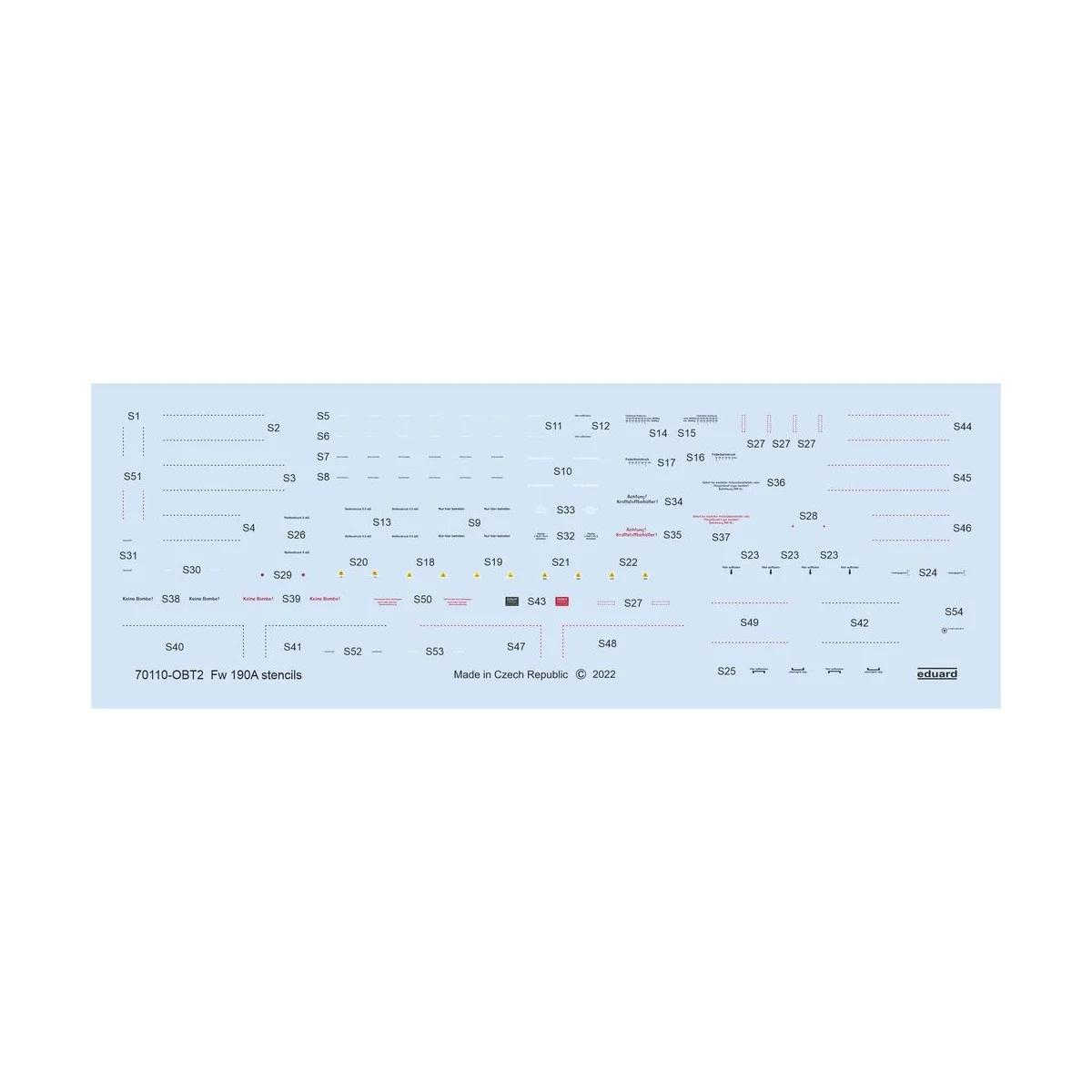 Fw 190A-8 standard wings, 1/72 - Eduard Plastic Kits 7463 Fw 190A-8 standard wings, 1/72 - Eduard Plastic Kits 7463
