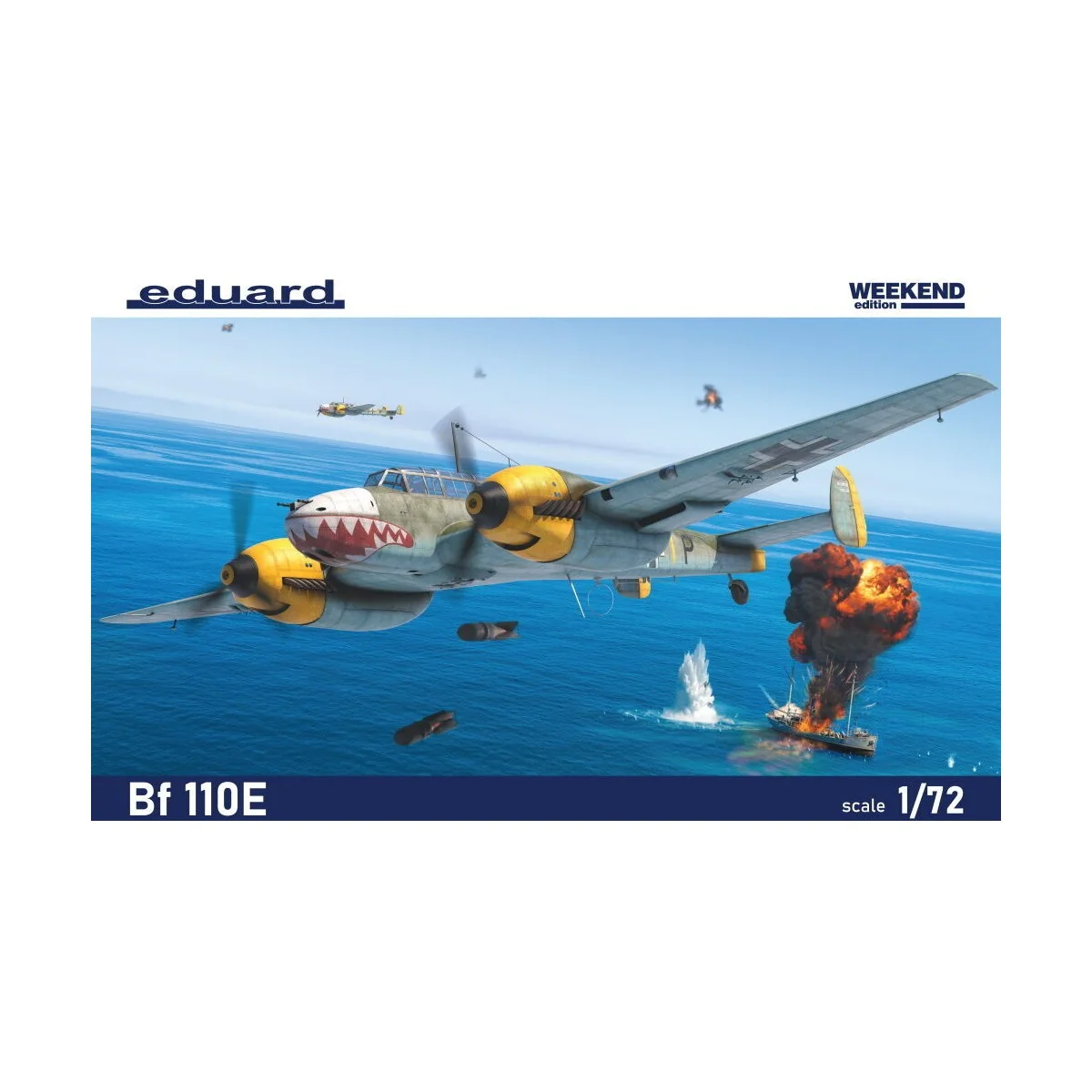 Bf 110E  Weekend edition - Eduard Plastic Kits 7464