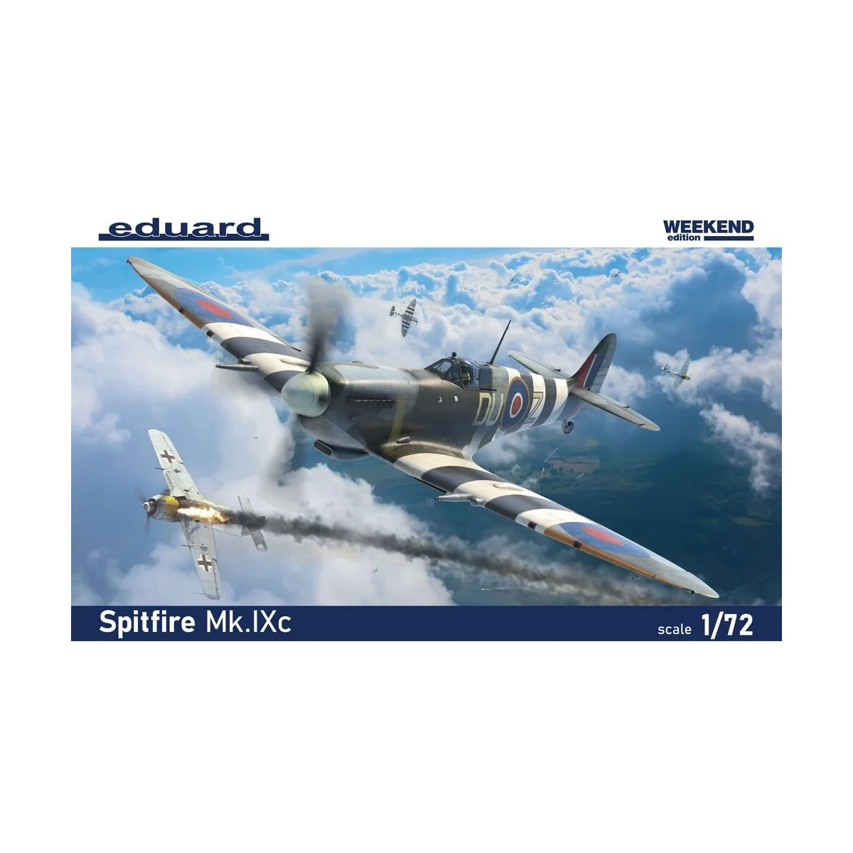 Spitfire Mk.IXc Weekend edition, 1/72 - Eduard Plastic Kits 7466