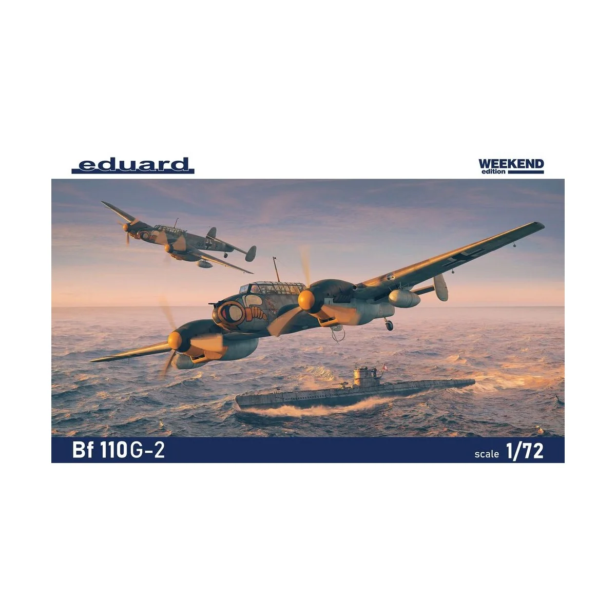 Bf 110G-2 Weekend edition, 1/72 - Eduard Plastic Kits 7468