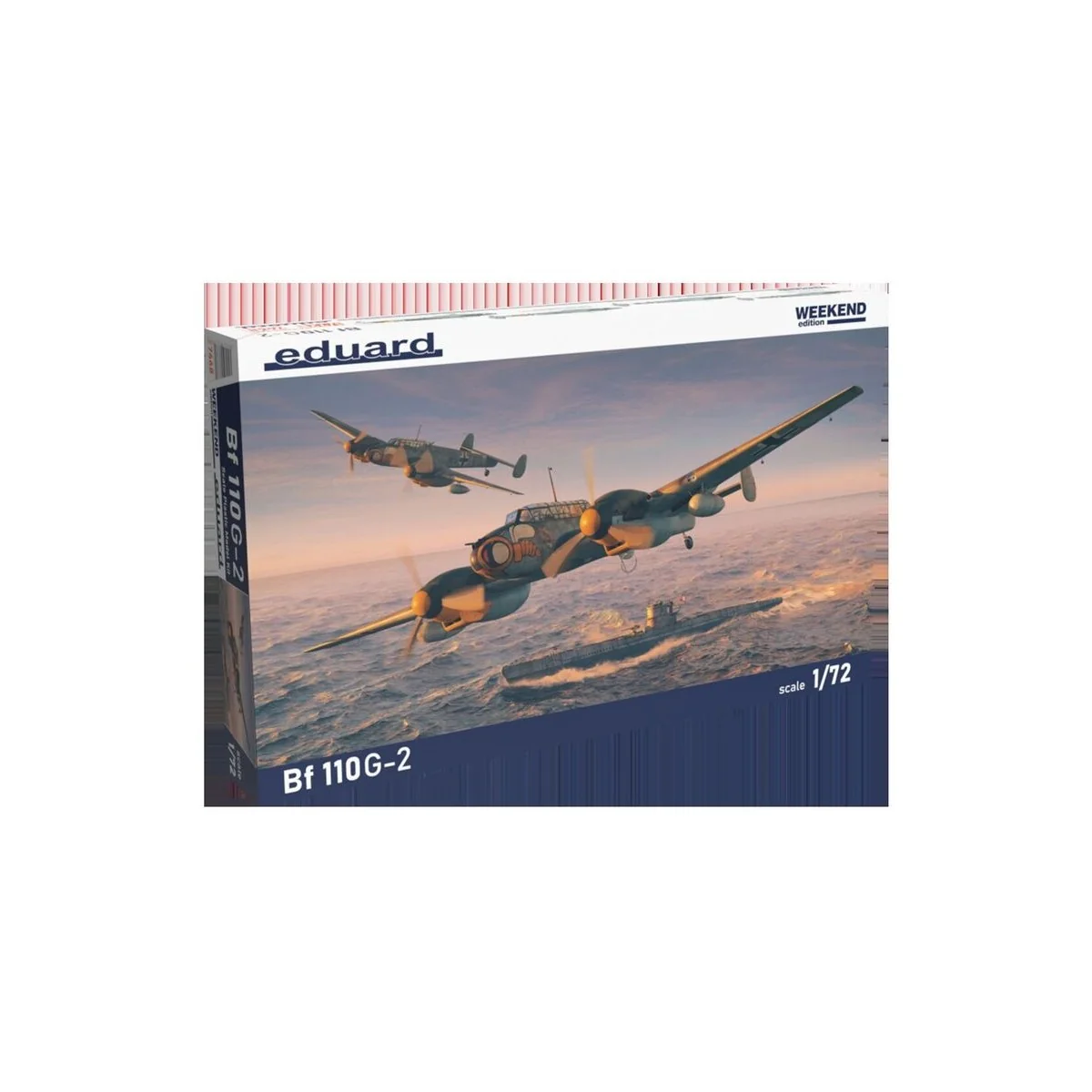 Bf 110G-2 Weekend edition, 1/72 - Eduard Plastic Kits 7468