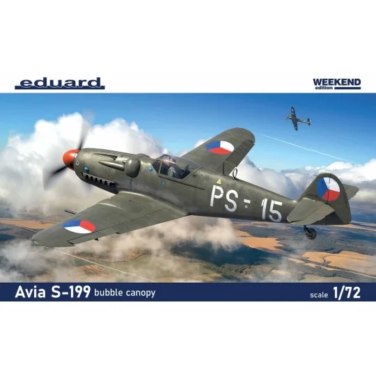 S-199 bubble canopy 1/72 EDUARD-WEEKEND, 1/72 - Eduard Plastic Kits...
