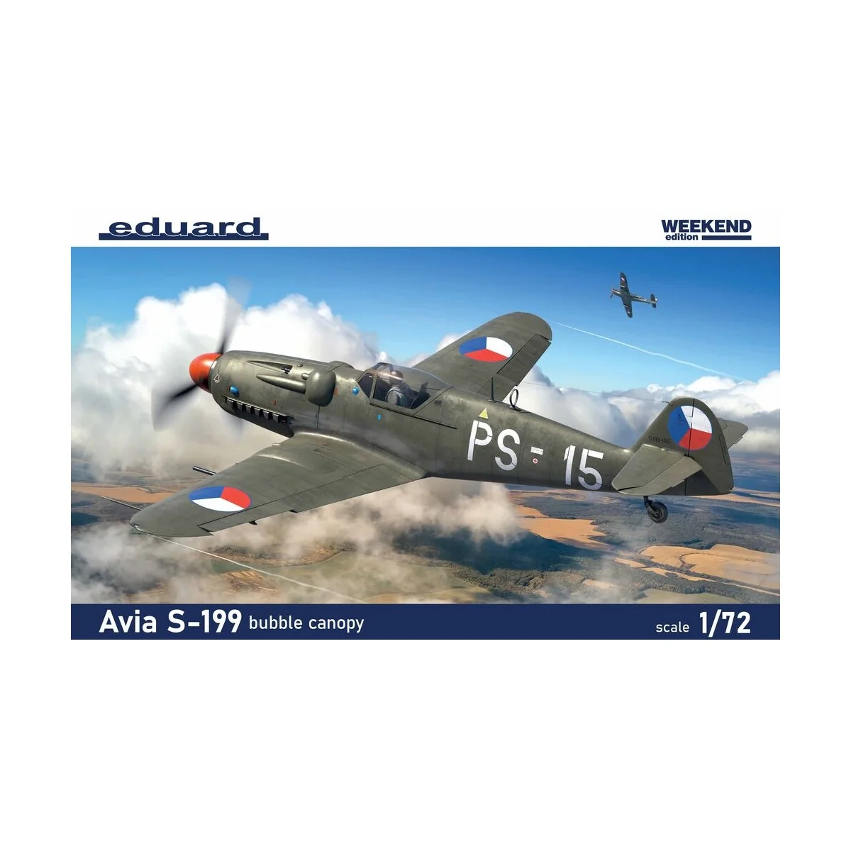 S-199 bubble canopy 1/72 EDUARD-WEEKEND - Eduard Plastic Kits 7471
