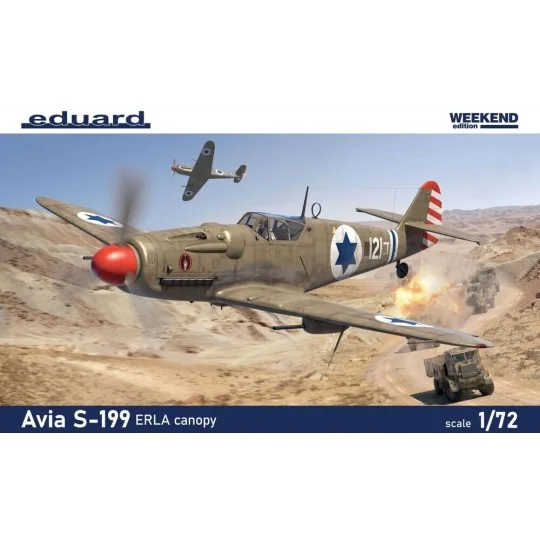Avia S-199 ERLA canopy, 1/72 - Eduard Plastic Kits 7472