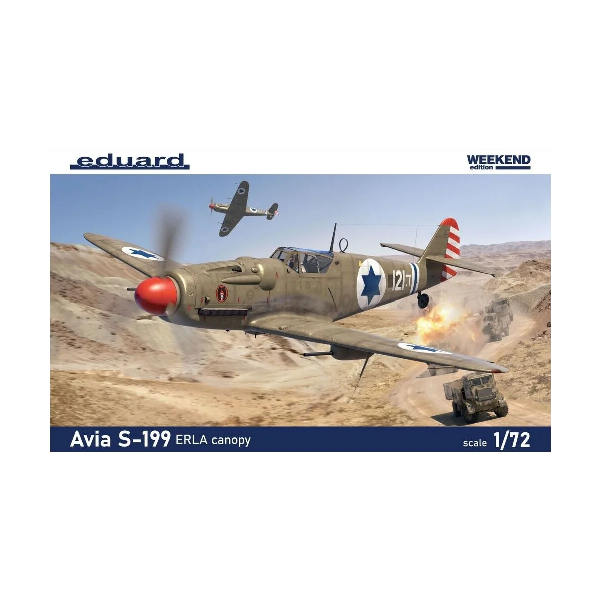 Avia S-199 ERLA canopy, 1/72 - Eduard Plastic Kits 7472