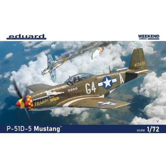 P-51D-5 Mustang, 1/72 - Eduard Plastic Kits 7476 P-51D-5 Mustang, 1/72 - Eduard Plastic Kits 7476