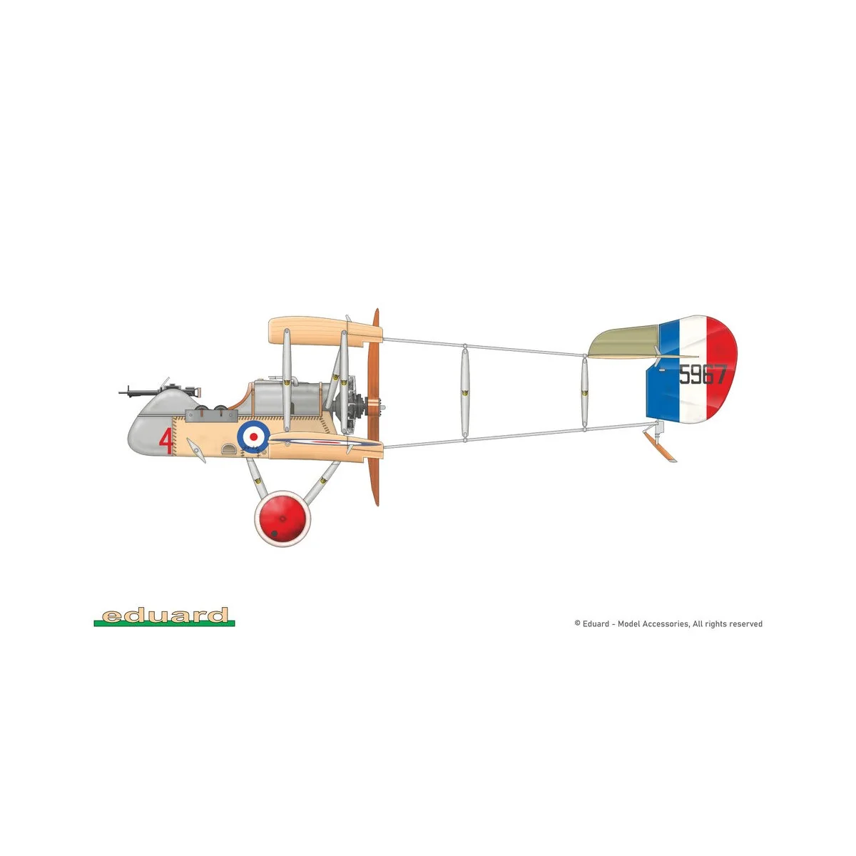 DH-2 Profipack, 1/48 - Eduard Plastic Kits 8094