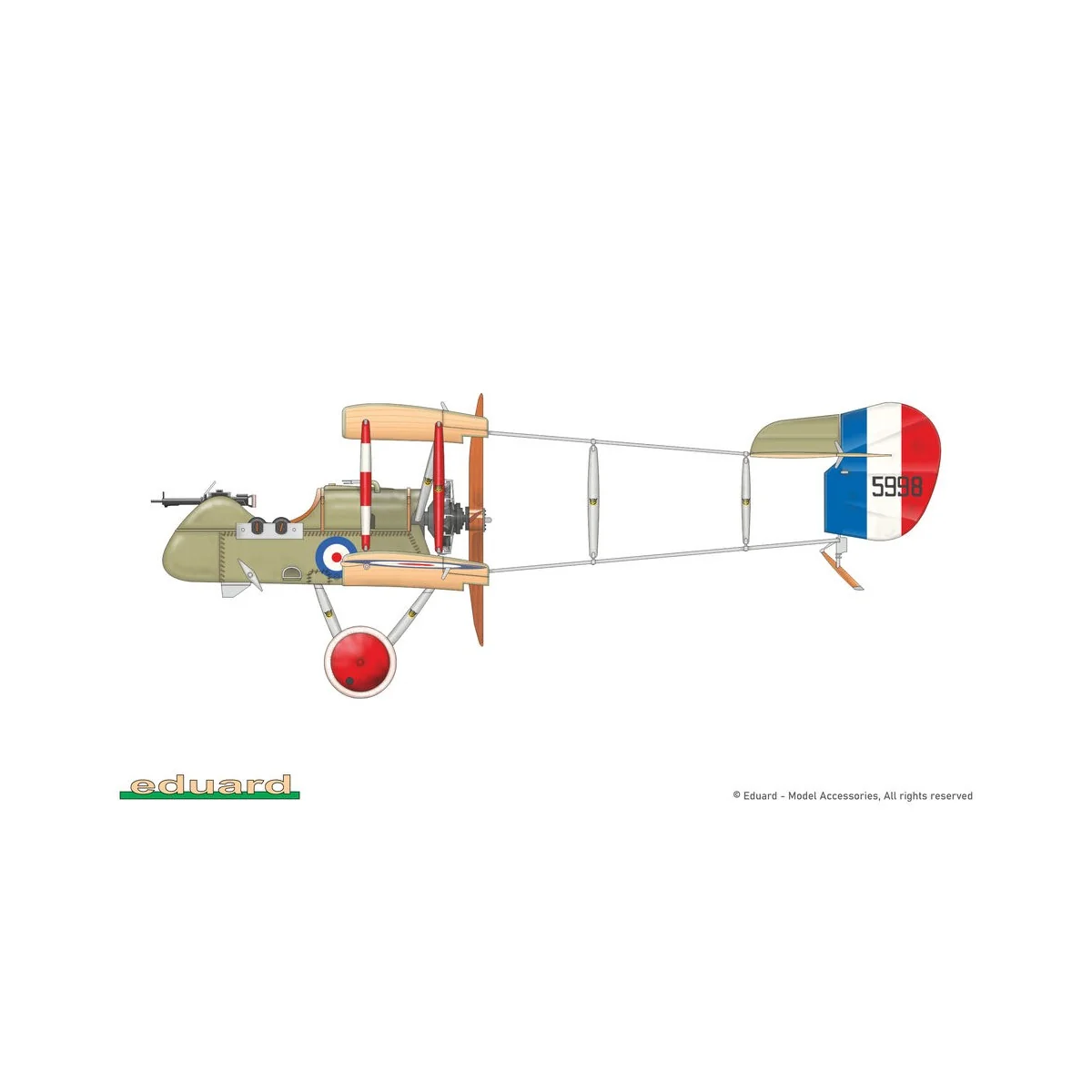 DH-2 Profipack, 1/48 - Eduard Plastic Kits 8094