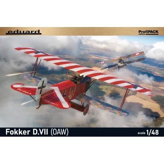 Fokker D.VII (OAW) Profipack, 1/48 - Eduard Plastic Kits 8136 Fokker D.VII (OAW) Profipack, 1/48 - Eduard Plastic Kits 8136