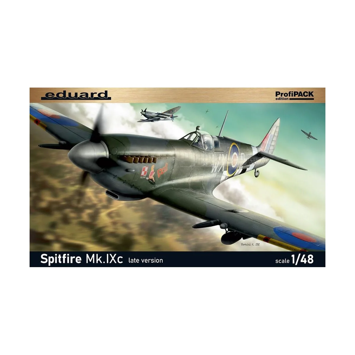 Spitfire Mk.IXc late version, Profipack - Eduard Plastic Kits 8281