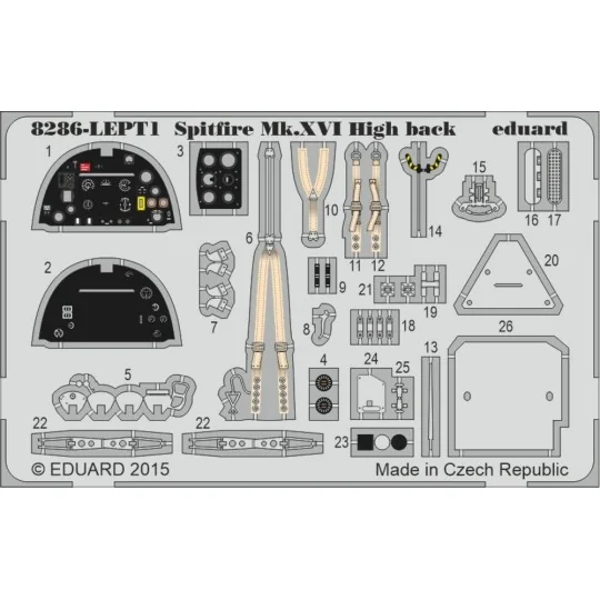 Spitfire Mk.XVI High Back 1/48 EDUARD-PROFIPACK, 1/48 - Eduard Plas...
