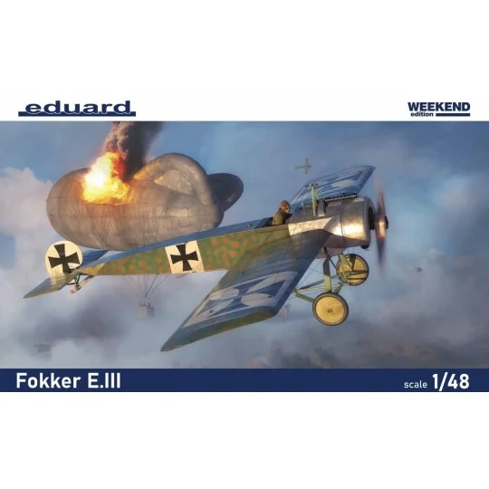 Fokker E.III 1/48 WEEKEND Edition, 1/48 - Eduard Plastic Kits 8419