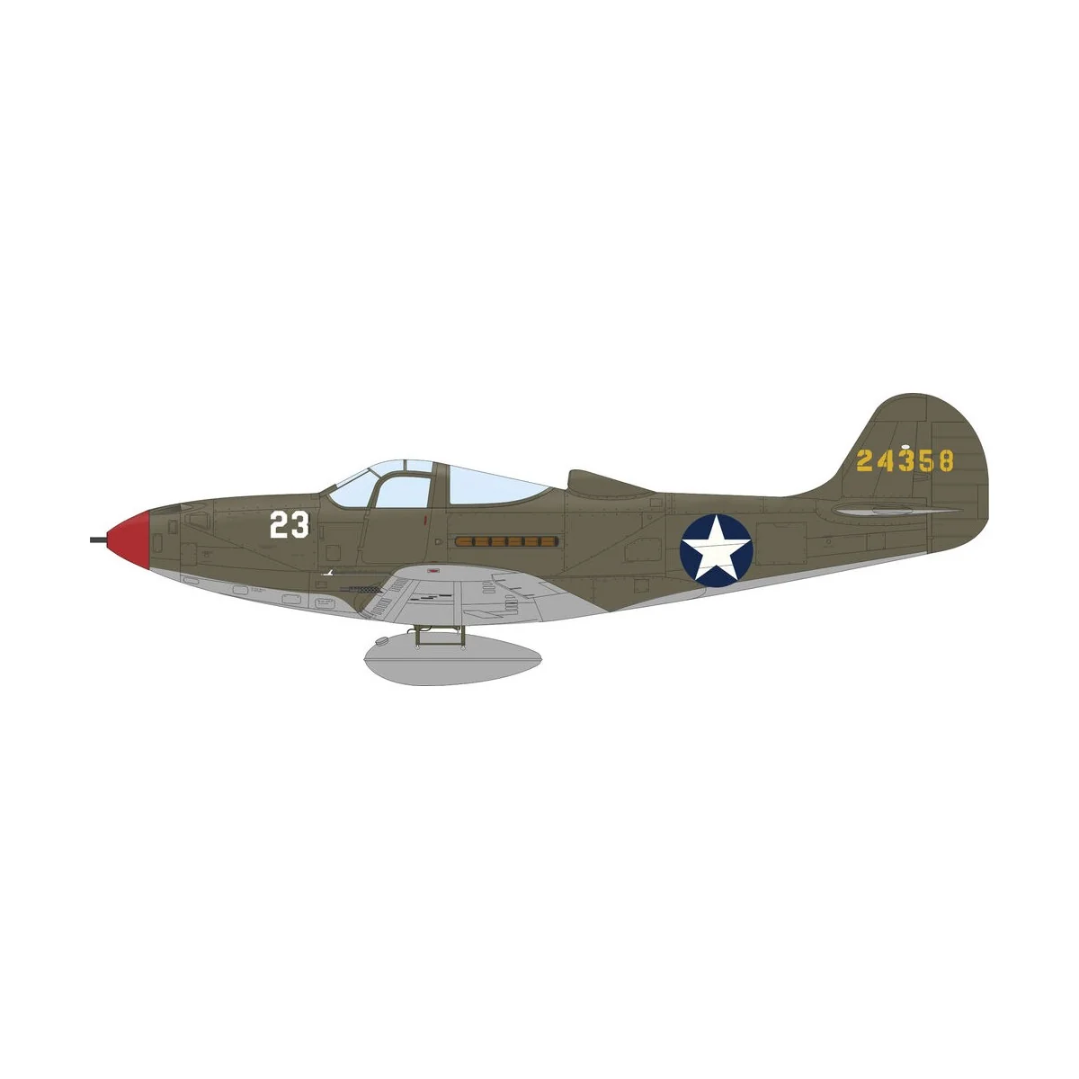 P-39K/L Airacobra EDUARD-WEEKEND, 1/48 - Eduard Plastic Kits 8463