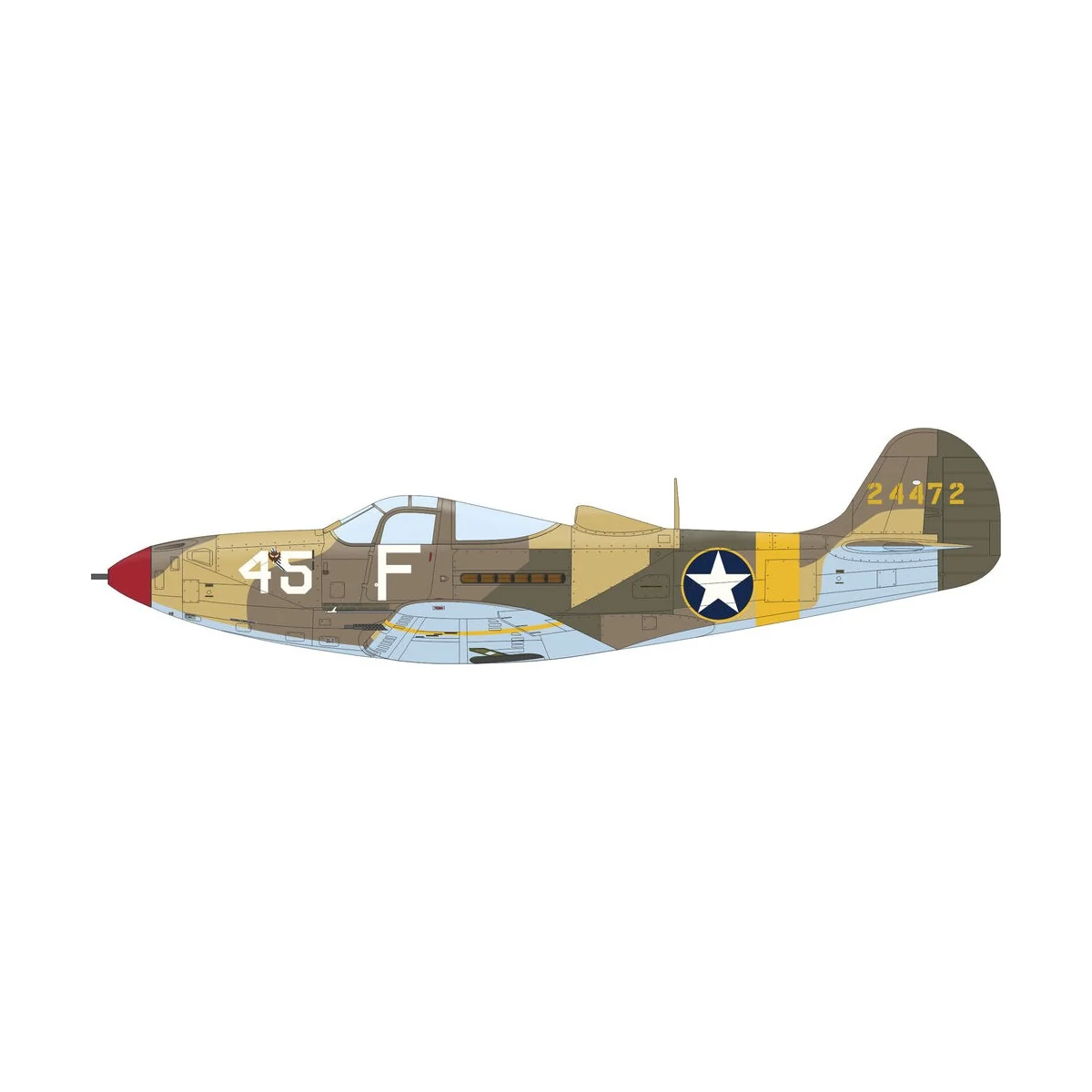 P-39K/L Airacobra EDUARD-WEEKEND, 1/48 - Eduard Plastic Kits 8463