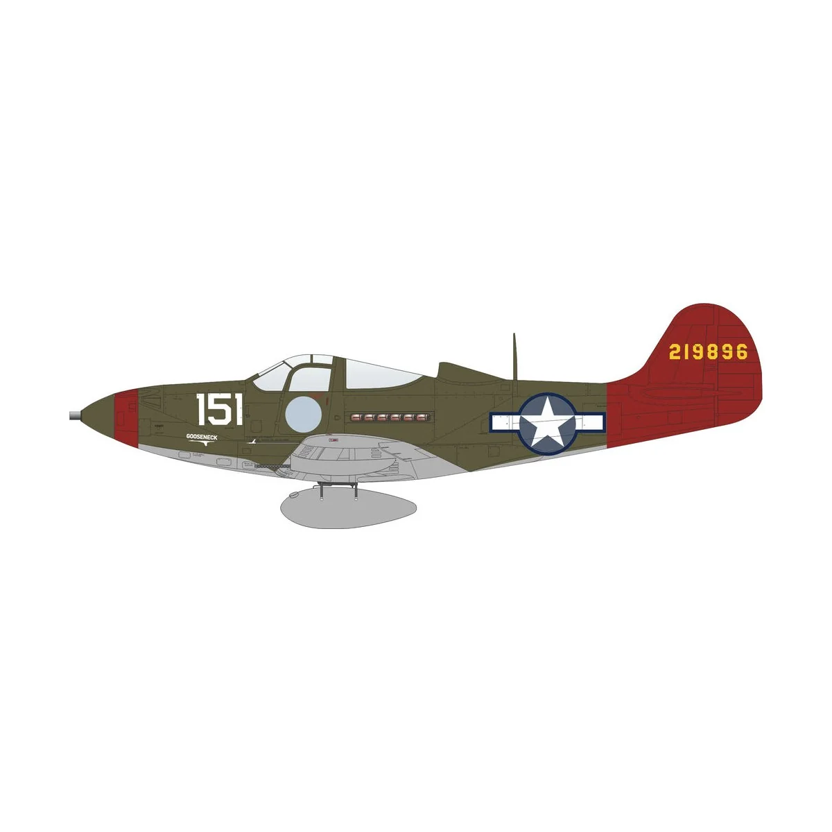 P-39Q Airacobra, Weekend Edition - Eduard Plastic Kits 8470