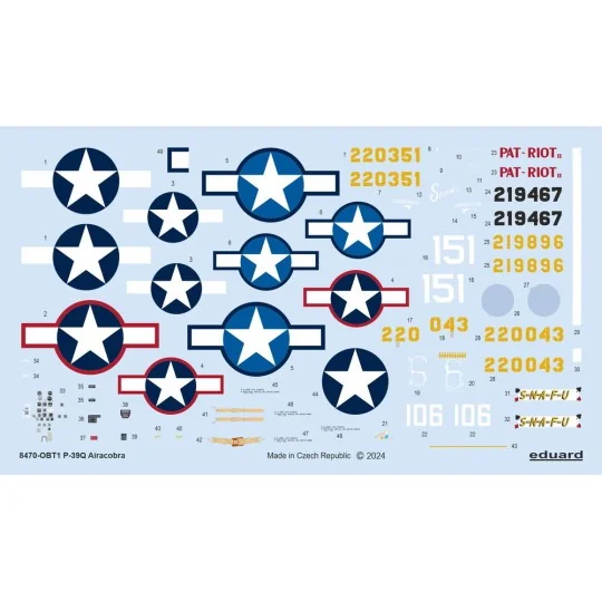 P-39Q Airacobra, Weekend Edition - Eduard Plastic Kits 8470