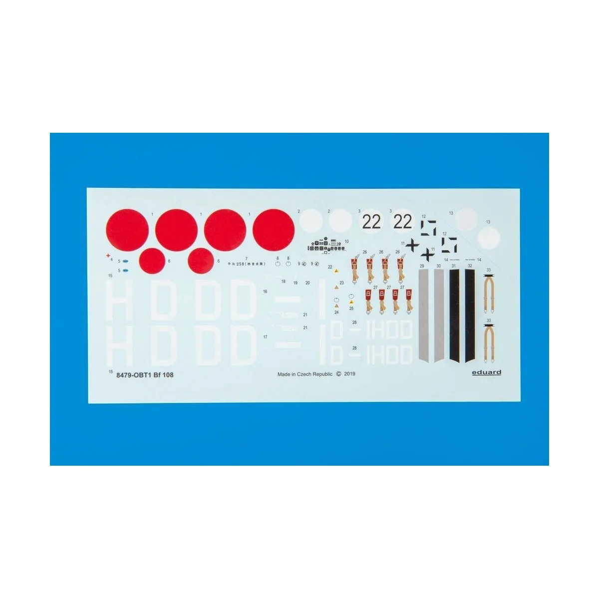 Bf 108, Weekend Edition, 1/48 - Eduard Plastic Kits 8479