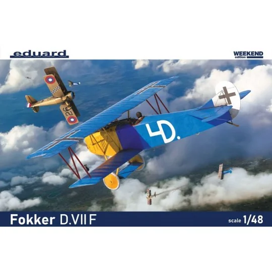 Fokker D.VIIF 1/48 WEEKEND EDITION, 1/48 - Eduard Plastic Kits 8483 Fokker D.VIIF 1/48 WEEKEND EDITION, 1/48 - Eduard Plastic Kits 8483