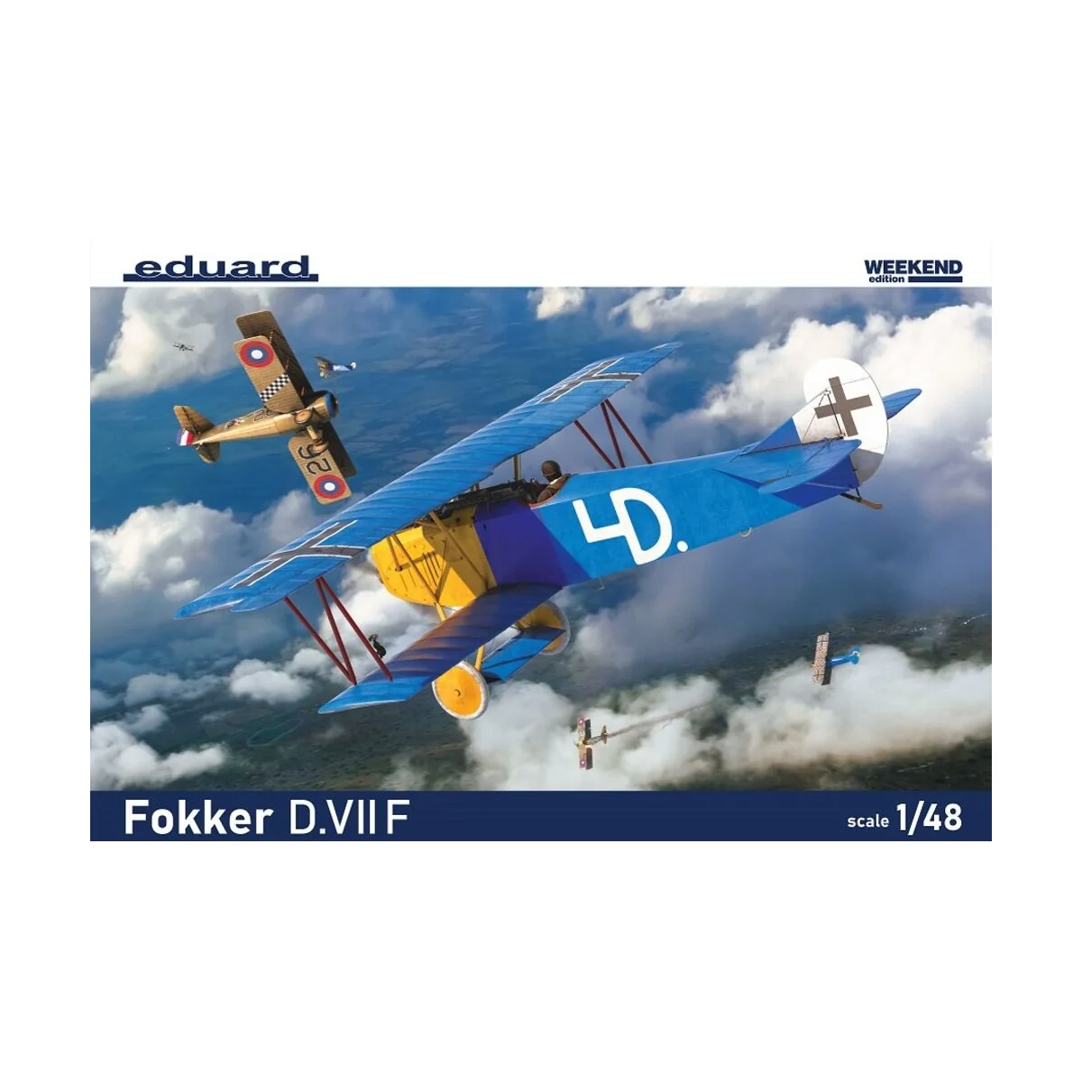 Fokker D.VIIF 1/48 WEEKEND EDITION, 1/48 - Eduard Plastic Kits 8483 Fokker D.VIIF 1/48 WEEKEND EDITION, 1/48 - Eduard Plastic Kits 8483