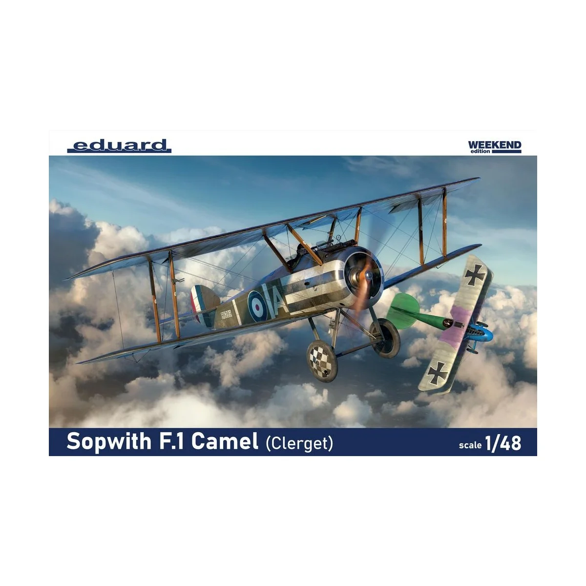 Sopwith F.1 Camel (Clerget), Weekend edition, 1/48 - Eduard Plastic...