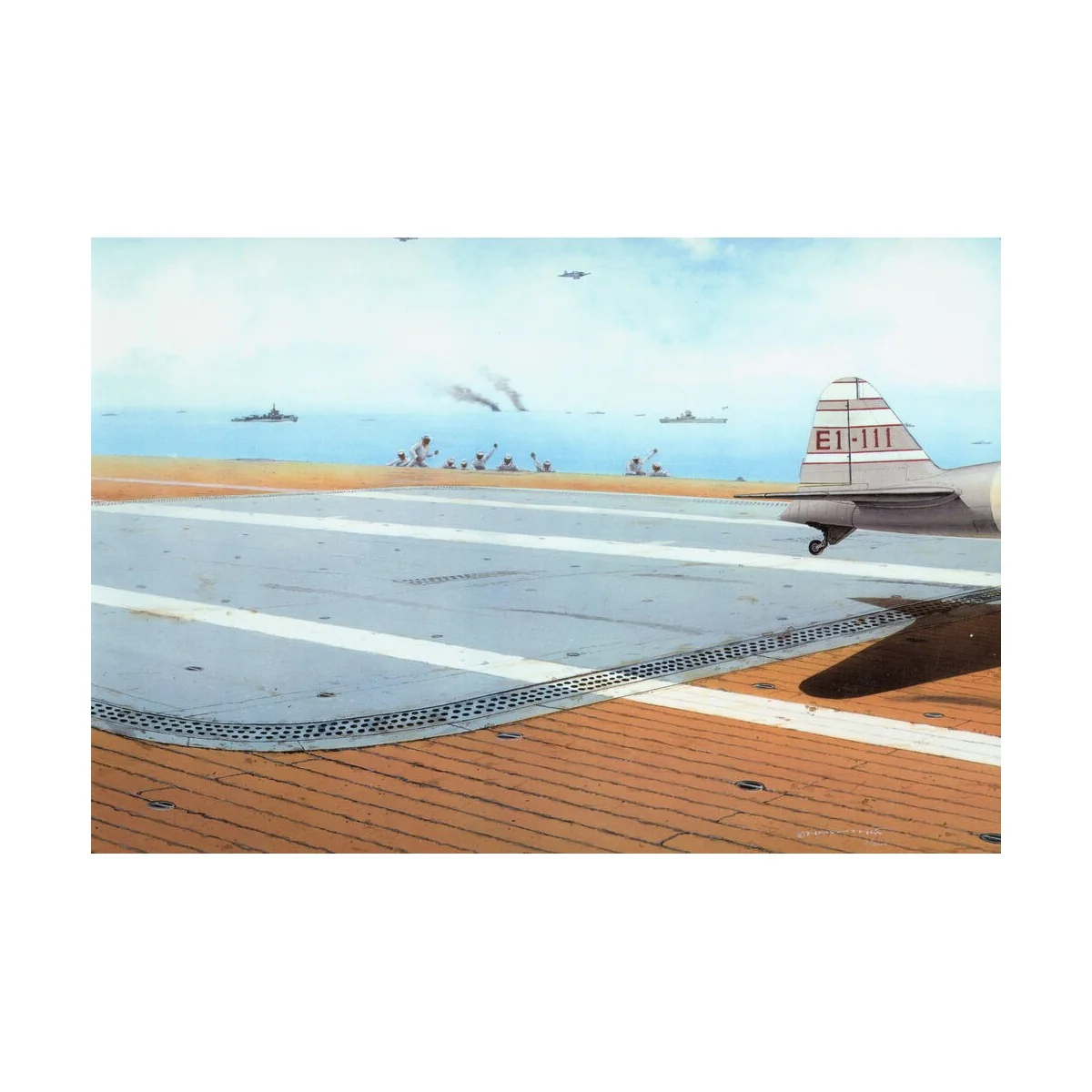 IJN Aircraft Carrier Deck WWII, 1/48 - Eduard Plastic Kits 8803