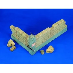 Israeli Wall corner, 1/35 - Royal Model RM001