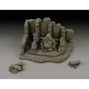 Temple with Buddha ruin, 1/35 - Royal Model RM016