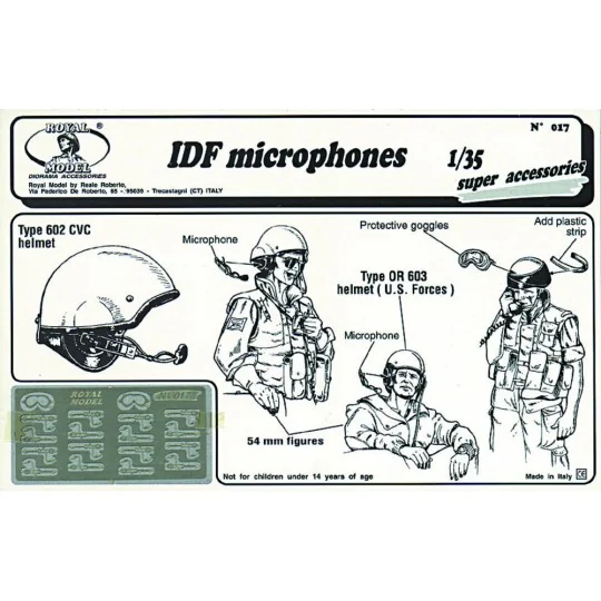 IDF Microphones, 1/35 - Royal Model RM017