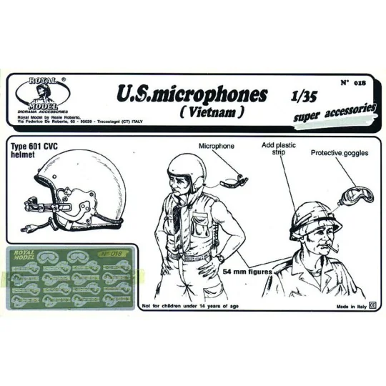 U.S. Microphones Vietnam, 1/35 - Royal Model RM018