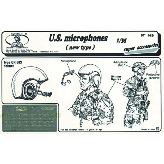 U.S. Microphones new type, 1/35 - Royal Model RM019